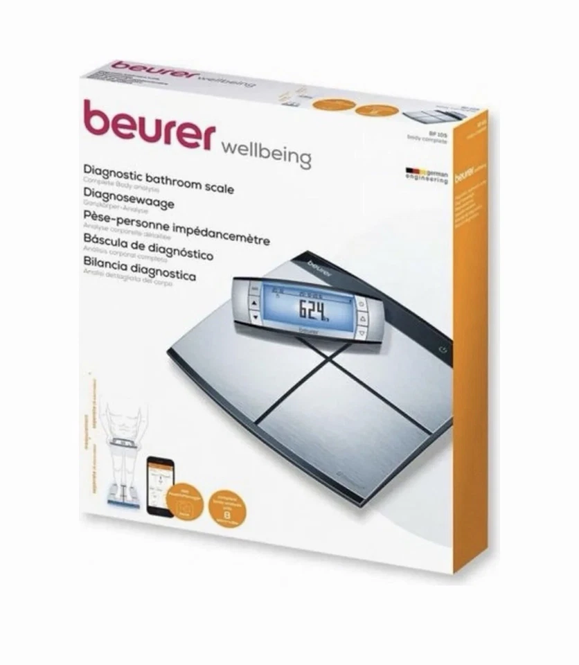 BEURER 748.12 BF 105 Ganzkörperdanalyse Personenwaage Neu Unbenutzt - Bild 4 von 4
