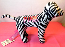 PINK Victoria  s Secret Dog Zebra Striped  PINK     LOVE  w/tags
