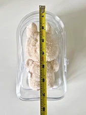 Clear Display Case with keychain for Labubu 17cm Doll – Travel Bag & Dust Cover