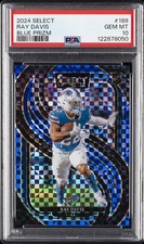 2024 PANINI SELECT BLUE PRIZM #189 RAY DAVIS 59/175 PSA 10