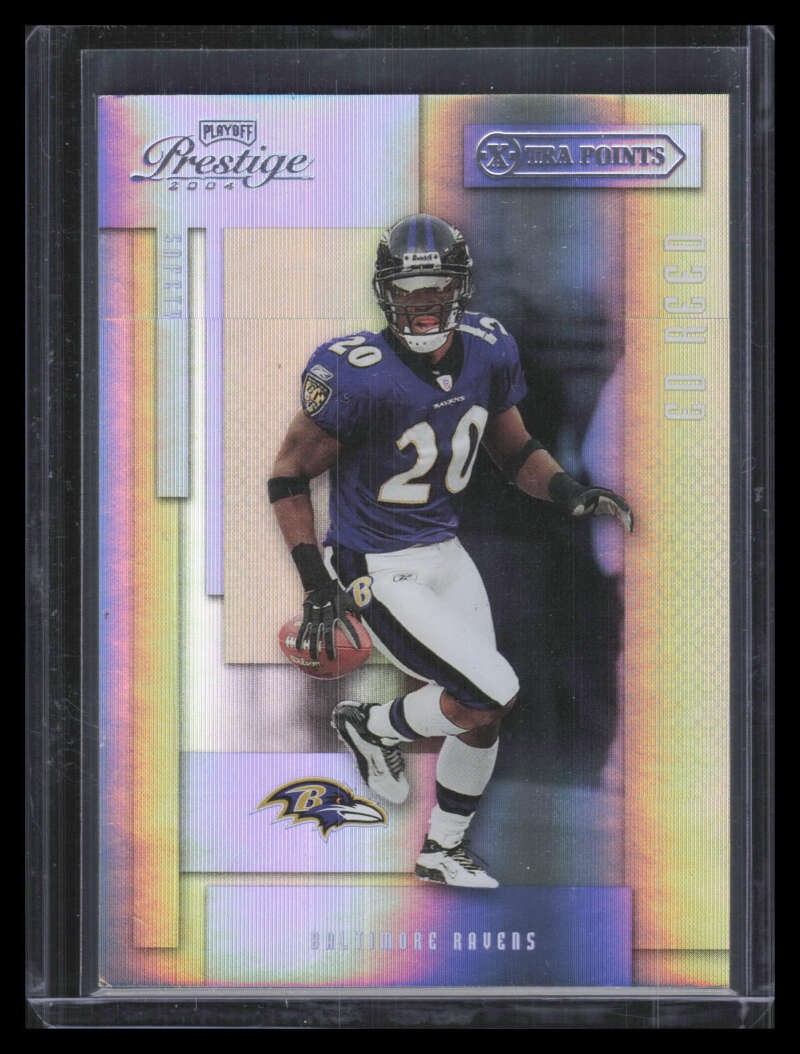 2004 Playoff Prestige Xtra Points Purple 9 Ed Reed 71/75