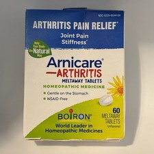 Boiron Arnicare Arthritis Joint Pain Stiffness Homeopathic 60 Meltaway Tablets