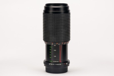 Auto Revuenon MCE Macro 80-205mm 80-205 mm 1:4.5 4.5 - Mamiya ZE 