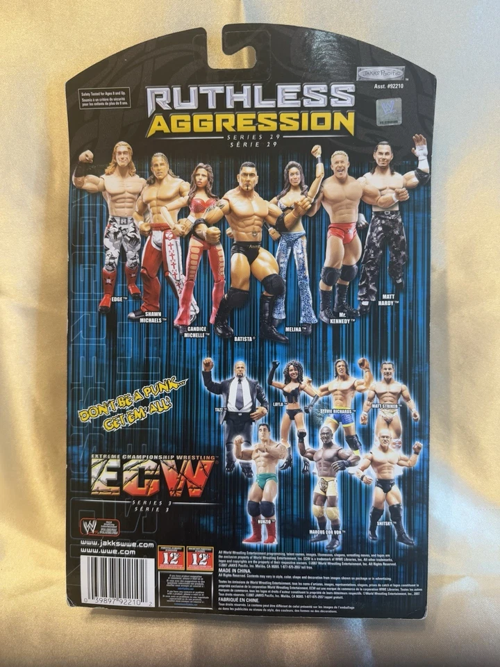 WWE SHAWN MICHAELS JAKKS WRESTLING ACTION FIGURE RUTHLESS AGGRESSION SERIES 29 - Image 2 of 2