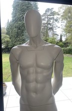 Good Quality Premium Male Mannequin – Matte White – Retail Display Body Form