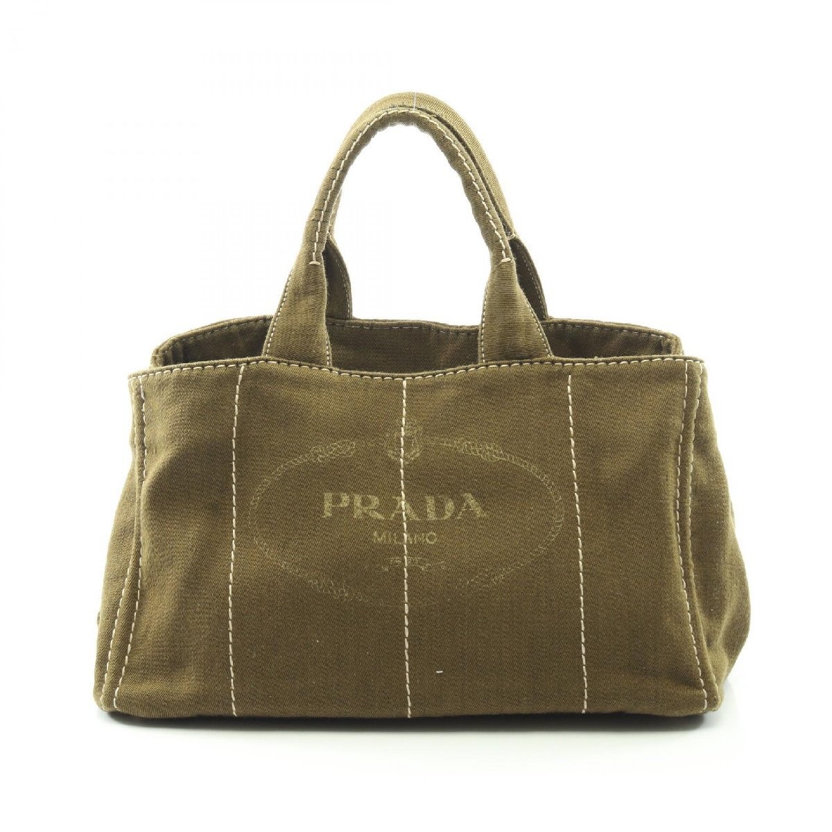 PRADA Canapa  PRADA Canvas Tote Bag Canvas Used Women s from japan