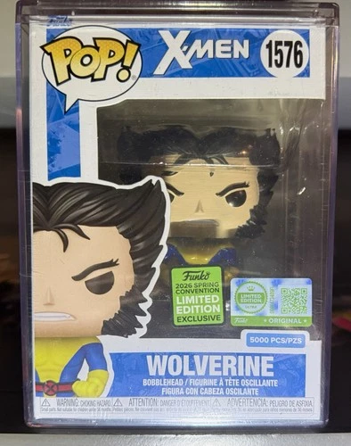 Funko Pop! WOLVERINE 1576 X-MEN ULTRA LIMITED 5000 PCS MADE ECCC 2026 Hard Stack
