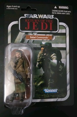 Star Wars Vintage Collection Rebel Commando VC26 SEALED NEW w/ Star Wars Shell