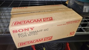 Set of 10 Sony BetaCam SP 30 BCT-30MA Metal Tape NEW Open Box