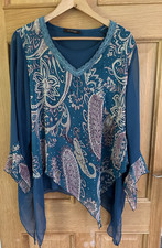 Floresse Paisley Print Blouse  Chest 52ins