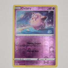 Clefairy 074/192 Common Rebel Clash Pokemon Reverse Holo Near Mint