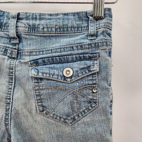 Arizona Jean Company Blue Bermuda Girls Shorts Jeans Pants Size 5 Regular - Picture 4 of 6