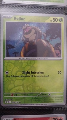 Rellor - [TEF - 023/162] - Reverse Holofoil - Common - Pokemon - EN