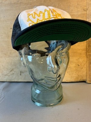 Vtg 70s 80s WILD Bullrider Snapback Trucker Hat Cap Adjustable #92