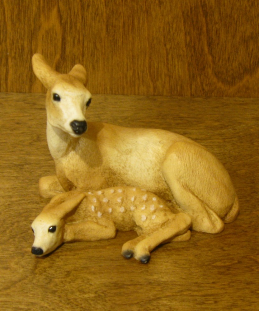 Animal Figurines by Castagna #030 DOE & FAWN, From Retail Store, NEW/Box