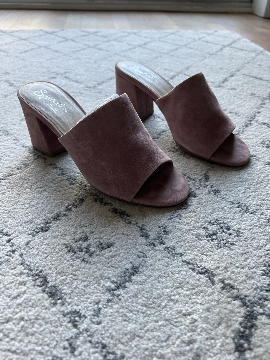 Seychelles Mule Pink Rose Suede Commute Size