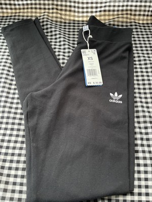 Adidas GN8271 Women Adicolor Essentials Tights Black Long Pants XS