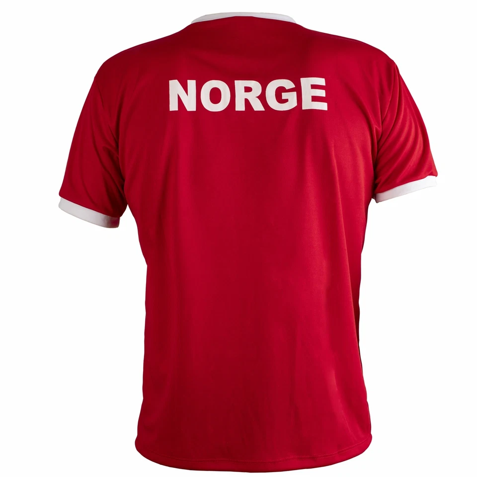Noruega Camisa Retro Fútbol Manga Corta Hombre Camiseta - Imagen 3 de 4