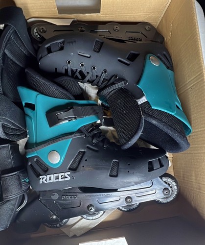ROCES Aggresive Inline Skates Los Angeles Italy Men's US 9.5 Vintage 90s W Box - Picture 4 of 5
