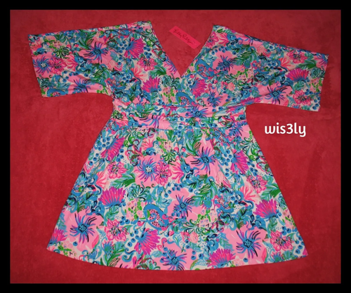 NWT Lilly Pulitzer X-LARGE Parigi Skort Romper Mandevilla Baby Paradise Petals - Picture 4 of 5