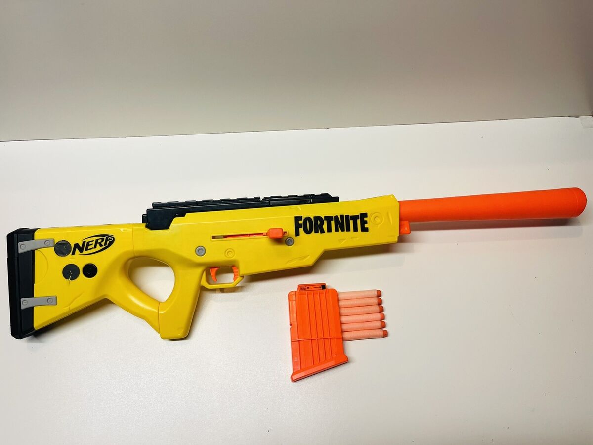 Nerf Fortnite BASR-L Blaster, Includes 12 Official Darts, Kids Toy