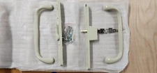  Patio Door Handle Set BEIGE with KEYED Handle Set. Sliding Patio Door Handle 