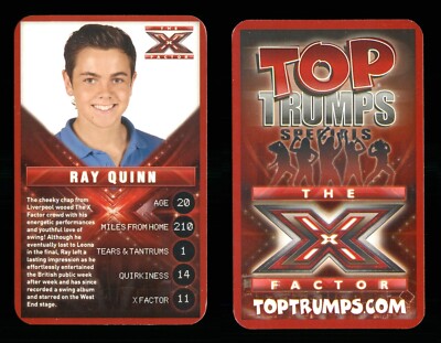 1 x Infokarte X Factor RAY QUINN - R108