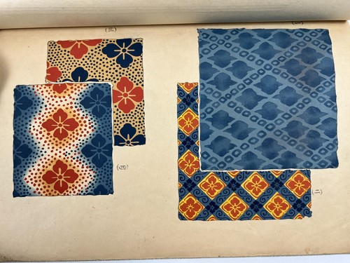 Japanese Woodblock Print Book “Kodai-moyo” Pattern Design Textile Vintage - Picture 18 of 24