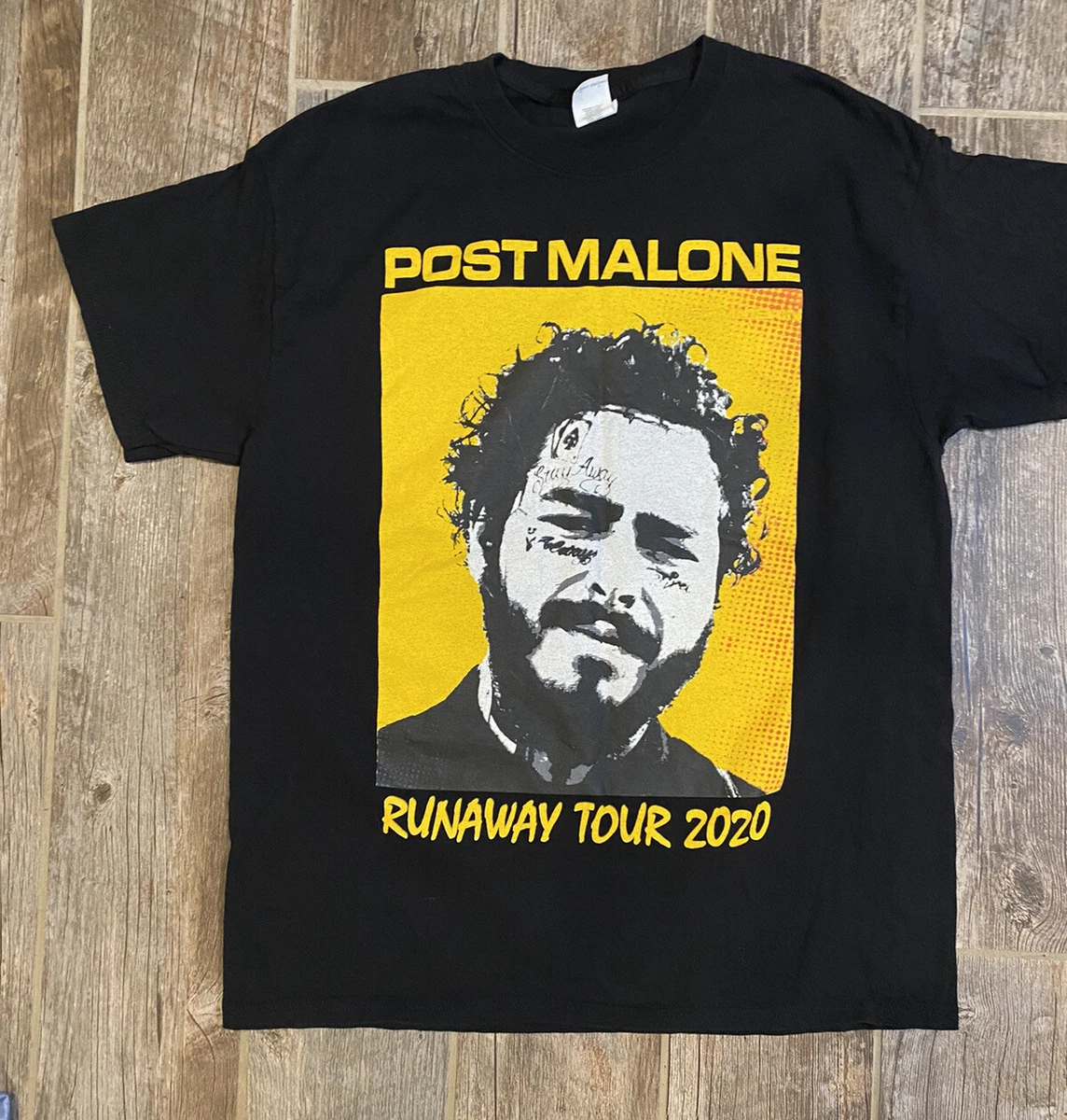 Post Malone Runaway US Tour 2020 Concert T Shirt M