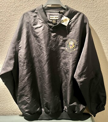 NEW Executive Residence The White House Golf Winbreaker Pullover Jacket L C4