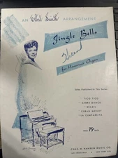 ETHEL SMITH  Christmas Sheet Music JINGLE BELLS For Hammond Organ