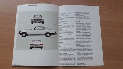 Mercedes Benz 350 SL Coupe - Magazine - Deutsch - Brochure - pag 32 - Picture 14 of 17