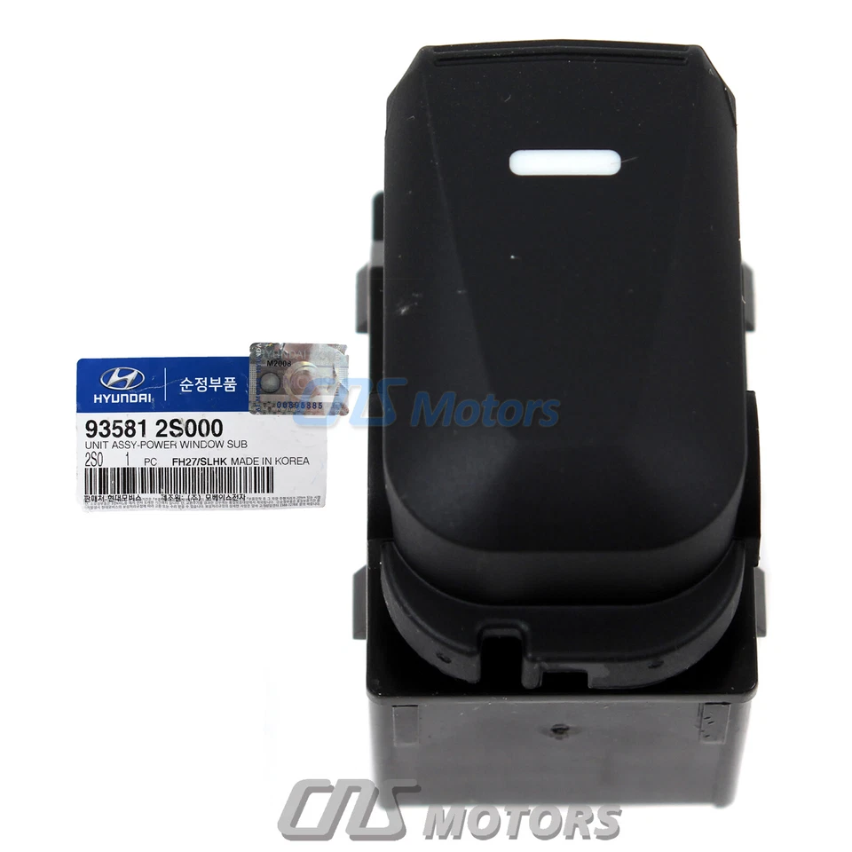 ✅GENUINE✅ Rear Power Window Switch for 2010-2015 Hyundai Tucson 935812S000 - Image 3 of 4