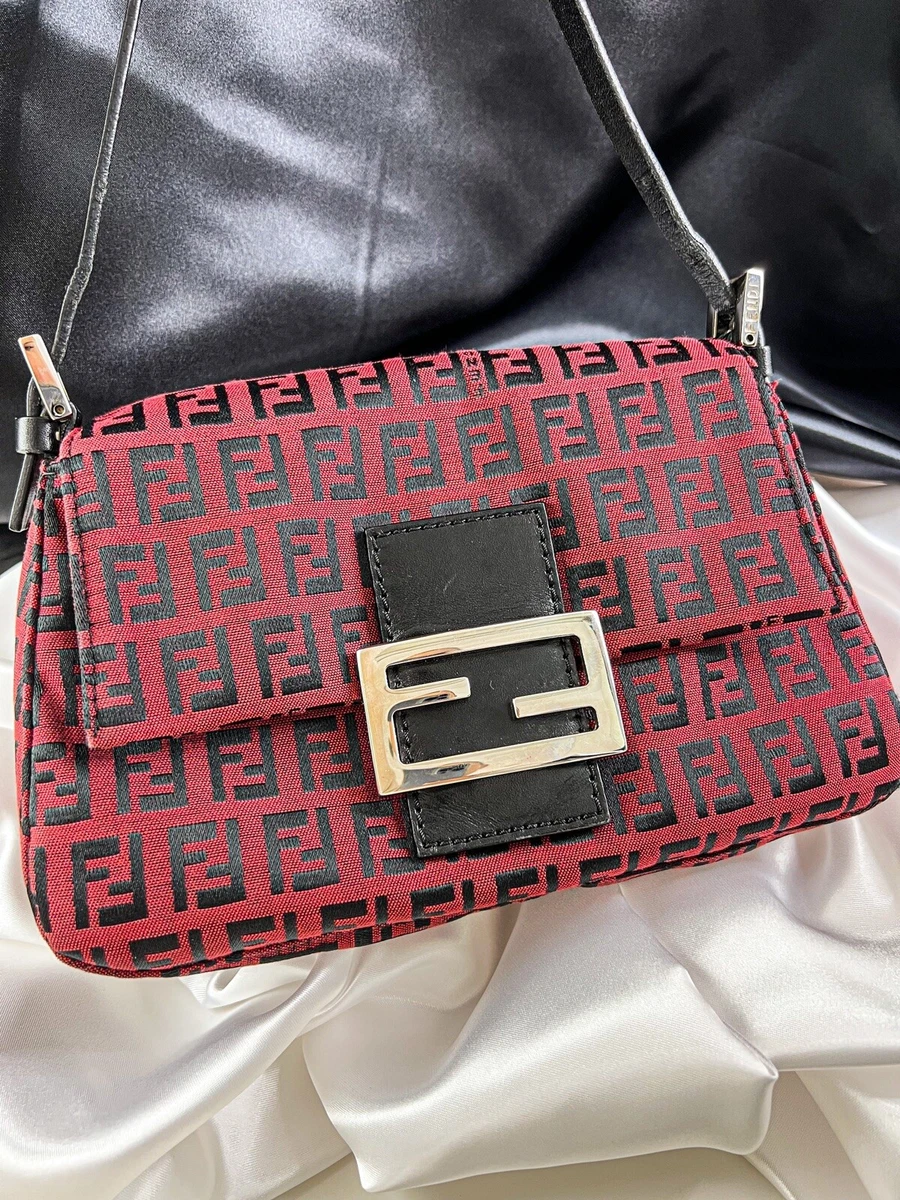 FENDI VINTAGE FF ZUCCA BAGUETTE SHOULDER BAG