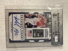 Lamelo Ball Auto Autograph Contenders RC Rookie Prospect Ticket Beckett 8.5 / 10