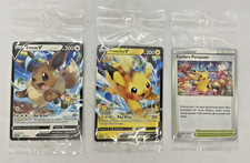 3x Pokemon Indonesia Festival Yakarta Pikachu V, Eevee V y Fanfarria Celebración