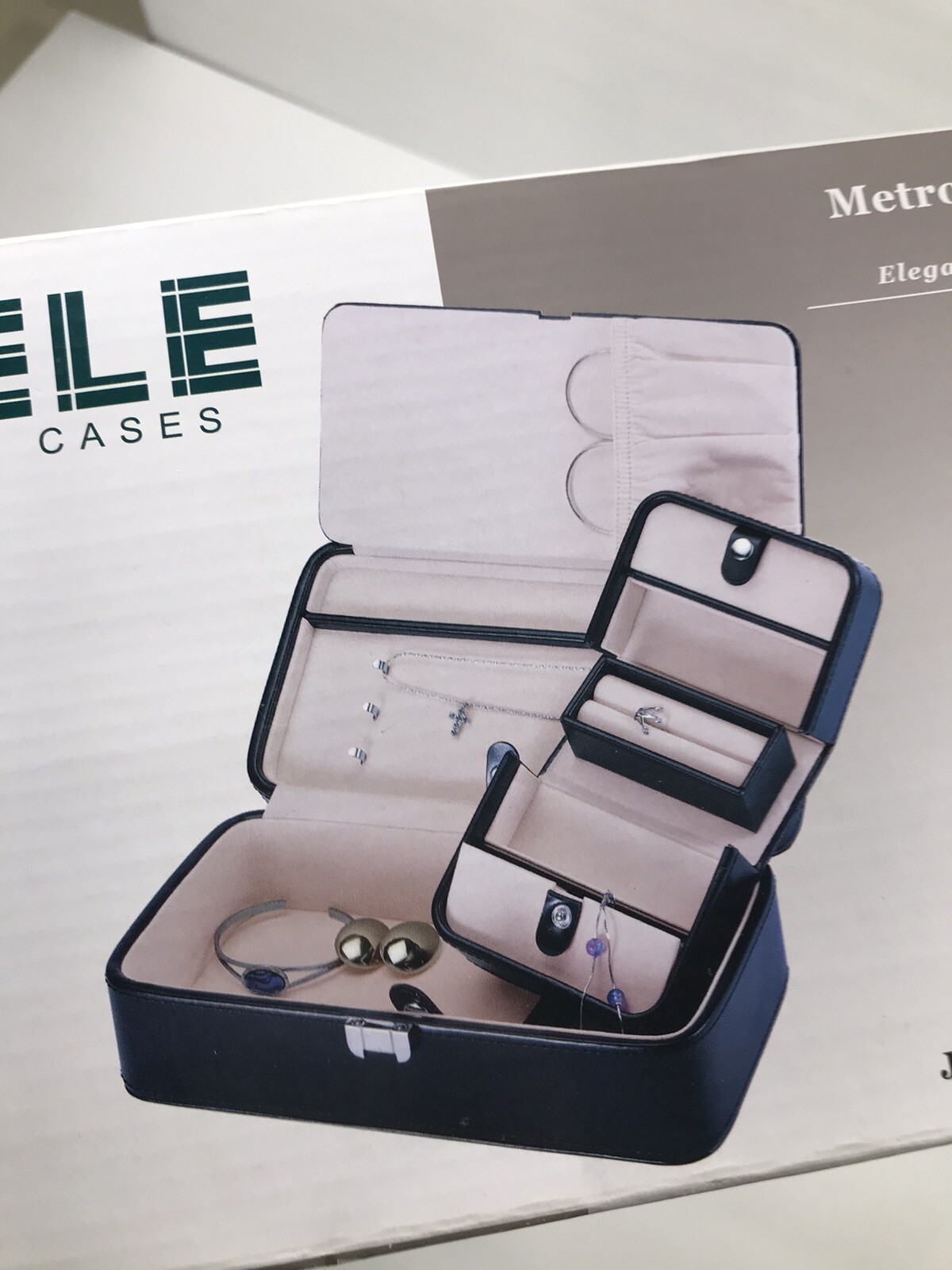 Mele jewel cases metro travel jewelry case new open box eBay