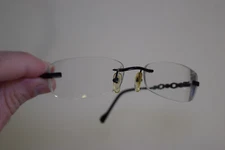 PHILIPPE CHARRIOL PC7228B WOMENS Rimless Eyeglasses FRAMES ONLY 52 18 135 FLAWS
