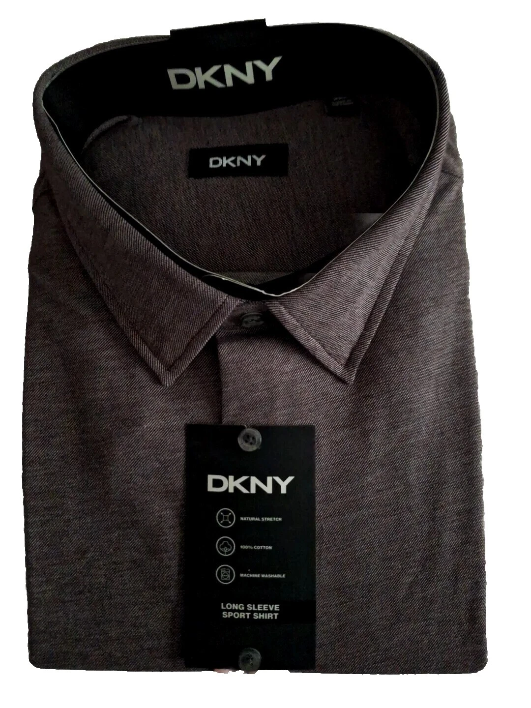 DKNY 100% Cotton Dress Shirts for Men