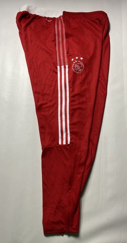 AJAX AMSTERDAM training red pants ADIDAS 2021-2022 adult SZIE XL - Picture 12 of 13