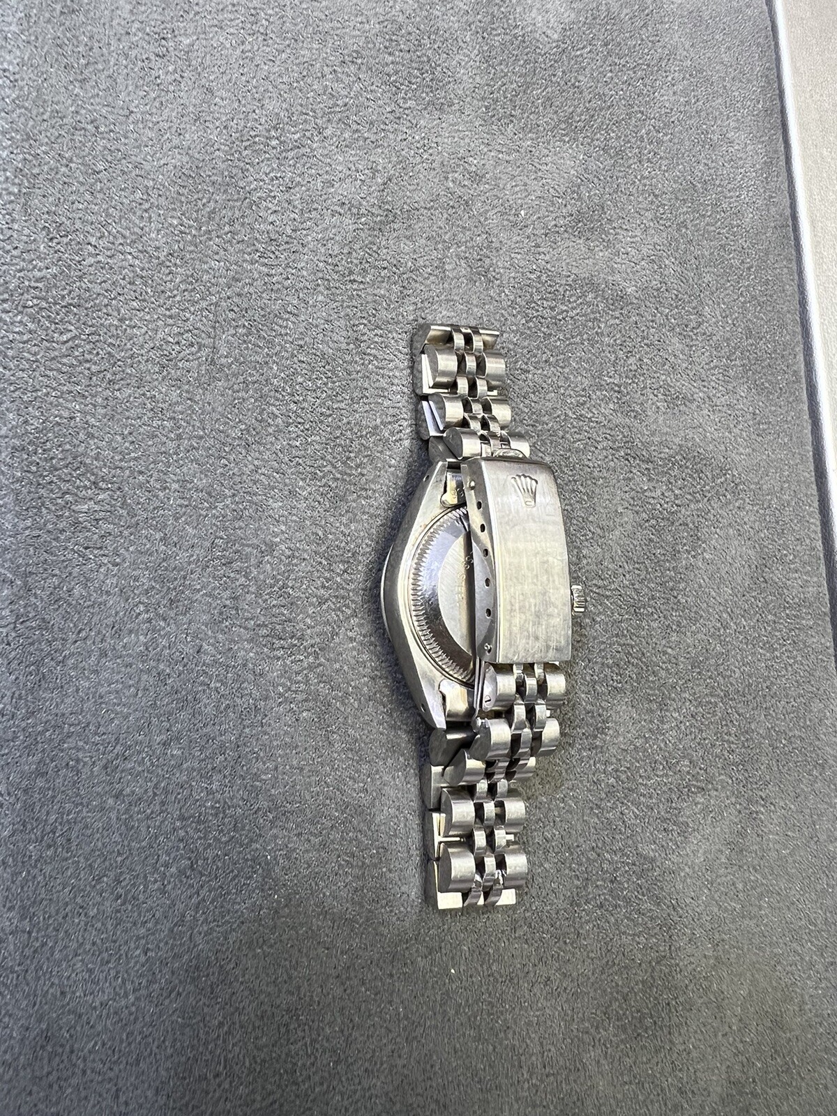 Rolex Datejust 69190 Grey Linen Dial Ladies Watch image 8
