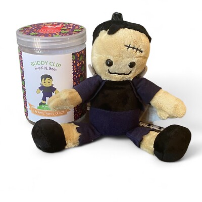 Scentsy Halloween Buddy Clip Frank N Stein Caramel Apple Craze Scented Plush NEW