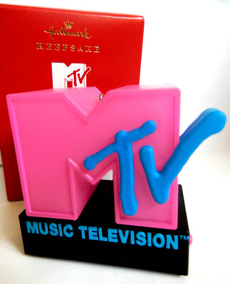 HALLMARK Keepsake 2021 I WANT MY MTV Christmas Ornament LIGHT & SOUND Theme Song