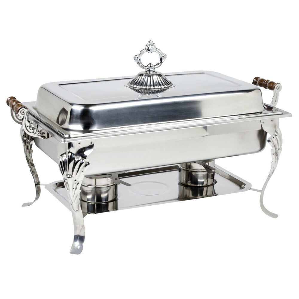 3 PACK Catering Classic STAINLESS STEEL Chafer Chafing Dish Set
