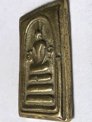 PHRA SOMDEJ LP SUANG RARE OLD THAI BUDDHA AMULET PENDANT MAGIC ANCIENT IDOL#650 - Picture 4 of 4