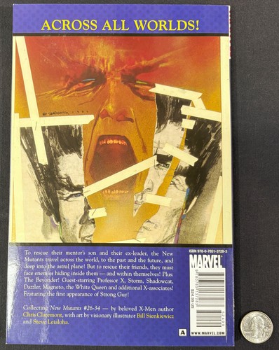 2009 Marvel The New Mutants Classic Vol. 4 Softcover GN Bill Sienkiewicz Signed! - Picture 2 of 4
