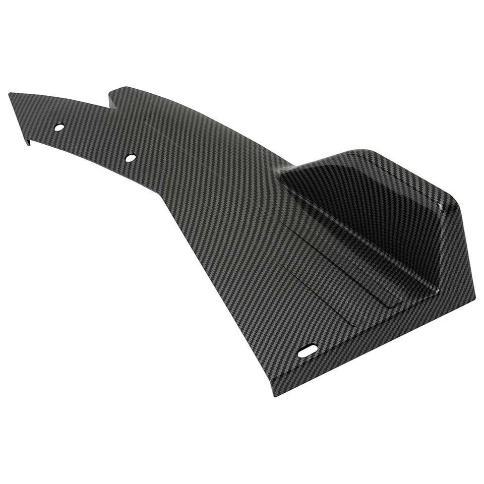 SAIAS LATERAIS DIVISORAS DIFUSORAS LABIAIS TRASEIRAS FIBRA DE CARBONO para Mitsubishi Lancer - Imagem 4 de 4