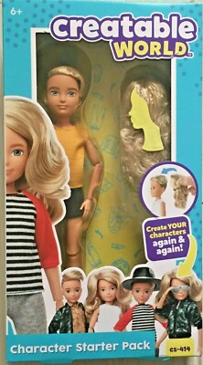 Creatable World Character Starter Pack Blond Hair CS-414 NEW