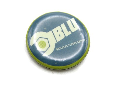 Team Fortress 2 TF2 BLU Engineer Wrench Logo Pinback Button Builders League