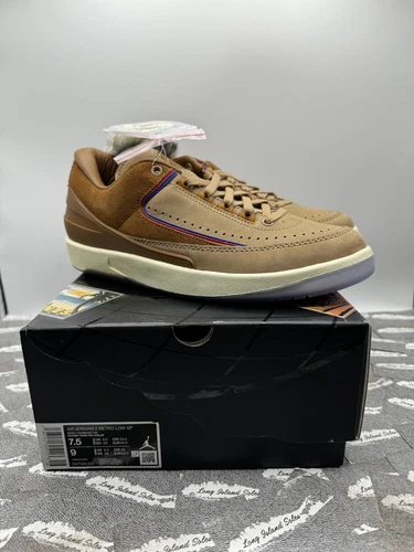 Air Jordan 2 Retro Low x Two 18 Rocky Tan-British Tan / Men’s US 7.5 DV7129-222